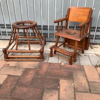 Seggiolina e girello bimbi in legno scuola asilo