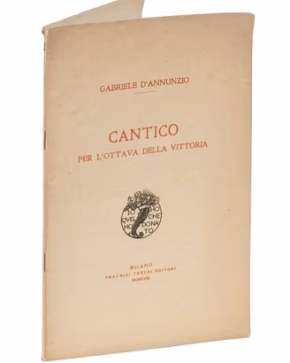 Il Cantico per l'ottava della vittoria-D'Annunzio.