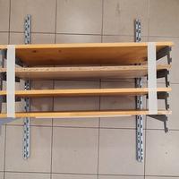 libreria a 4 scaffali su cremagliera