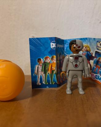 Sorpresa Kinder DC Comics Playmobil Cyborg