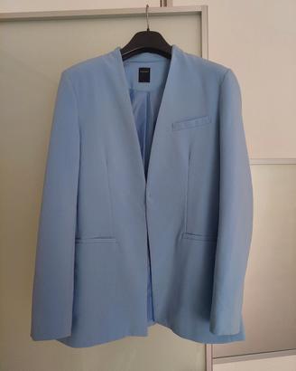 Blazer azzurro pastello