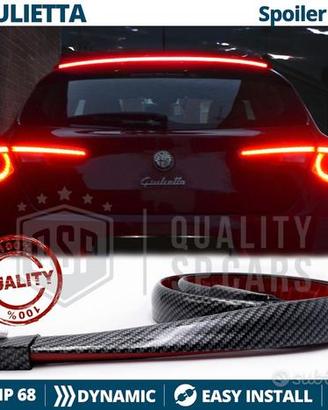 SPOILER LED Posteriore Auto in CARBON Striscia LED