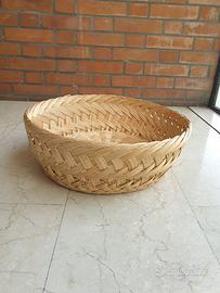 Cesto vimini intrecciato 
