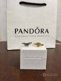 Coppia Anelli Pandora Sole e Luna