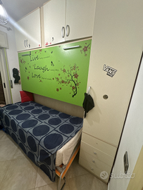 Letto a cassettoni
