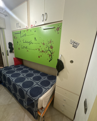 Letto a cassettoni