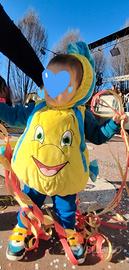 Vestito carnevale flounder 3/6mesi usato a 14 mesi