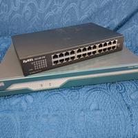 Router Cisco 1841 + Switch Zyxel