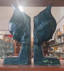 Fermalibri Art Deco' Ceraniche Angelo Mighetti