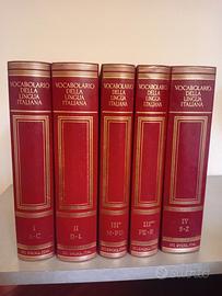 Vocabolario Treccani 5 Vol. - Prima Edizione 1986