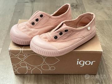 Scarpe Igor mod Berri MC col Nude Bambina 26