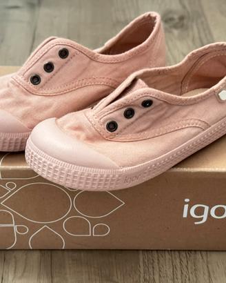 Scarpe Igor mod Berri MC col Nude Bambina 26