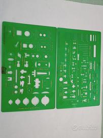 2 stencil "impianti riscaldamento"