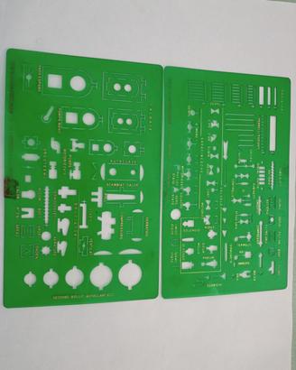 2 stencil "impianti riscaldamento"