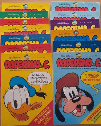 Lotto 13 fumetti Paperino & C. Mondadori 