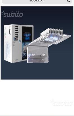 Luce led acquario modello am140 della sicce