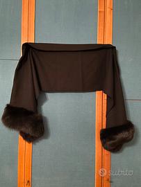 Scialle in pelliccia vera 2