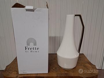 Frette At Home Galatea vaso bianco oro