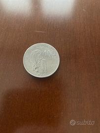 100 lire nutrire il mondo da collezione rara
