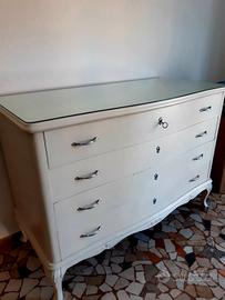 Cassettiera in legno - vintage