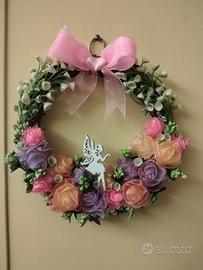 Ghirlanda o retro porta 