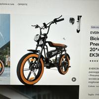 Bicicletta elettrica evercross ek30