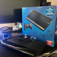 PlayStation 3 slim 3 giochi e joypad 