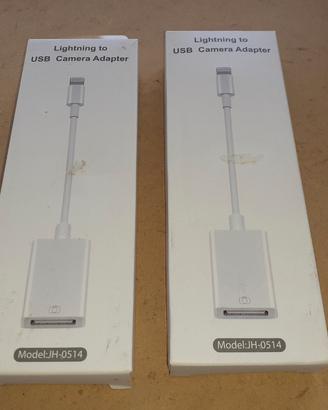 2 adattatori OTG iPhone USB A 