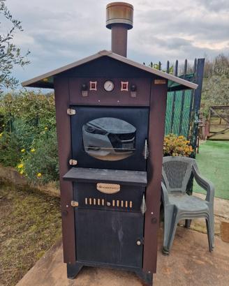 Forno a legna ROSSOFUOCO garden 80 marrone