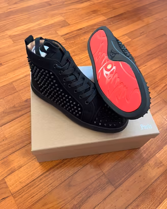 Scarpe Christian Louboutin high full spikes