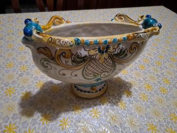 Vaso in ceramica. Creato e dipinto a mano . UNICO