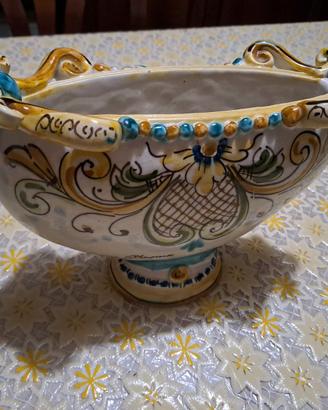 Vaso in ceramica. Creato e dipinto a mano . UNICO