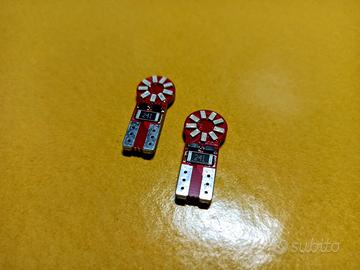 Luci LED w5w T10 colore rosso Canbus posizione