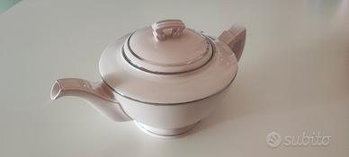 Teiera art decò antiquariato  porcellana rosa