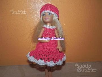 Vestito per bambola sorellina di barbie