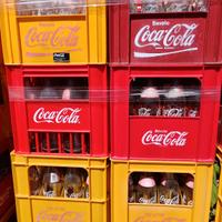 Casse Coca Cola complete di bottiglie a rendere