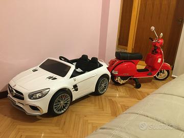 Macchina e vespa elettrica