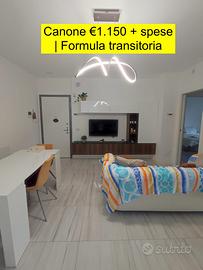 Elegante bilocale arredato con terrazzo a Cologno