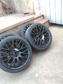 4 cerchi neri ABART  205/40/17