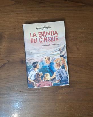 Libro - La banda dei cinque: Avventura in campeggi