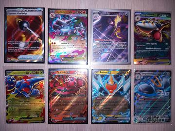 Lotto di 8 Carte Pokemon Mega Charizard X Ex