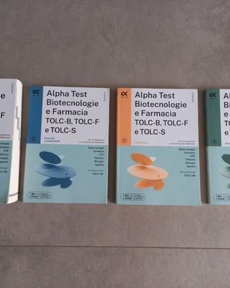 Libri preparazione TOLC-B, TOLC-F, TOLC-S