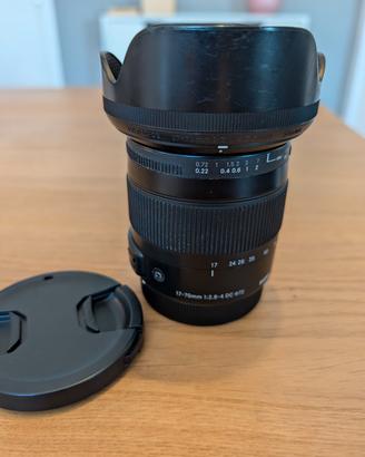 Sigma 17-70 mm-F/2.8-4 (C) DC MACRO OS H per Canon