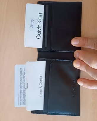 Portafoglio Calvin Klein in pelle nuovo