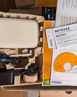 netgear DG834GT modem router ADSL2+ wifi completo