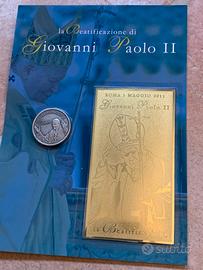Giovanni Paolo II la beatificazione Bolaffi