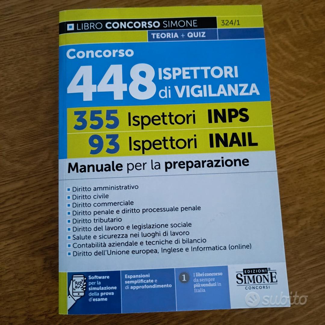 Manuale Concorso Inps 2026 - Libri e Riviste In vendita a Palermo