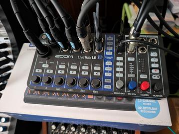 Mixer/registratore multitraccia Zoom LiveTrack L-6