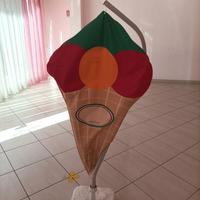 gelato gonfiabile con asta