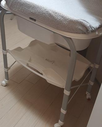 fasciatoio con vasca per bagnetto